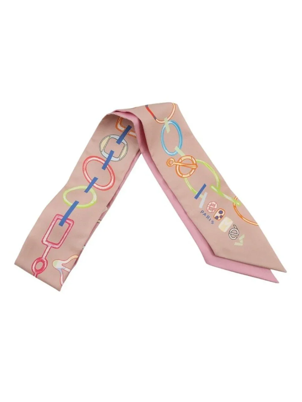 Hermes Scarf Re Boucles Silk